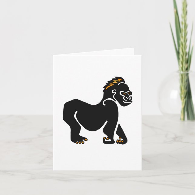 Cartão GORILLA-Wildlife-Primate - Ape (Frente)