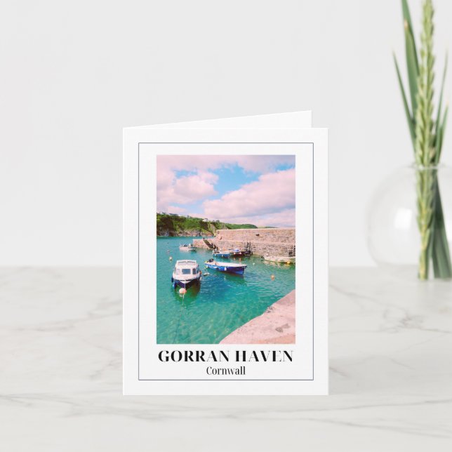 Cartão Gorran Haven, Cornwall (Frente)