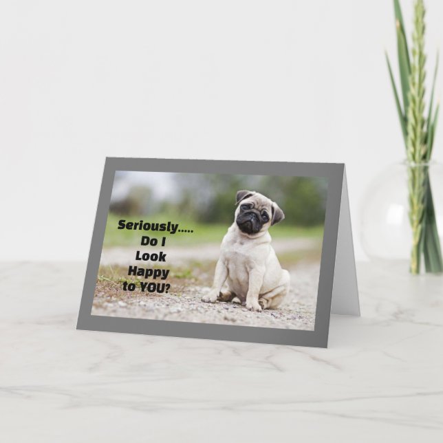 CARTÃO GOSTARIA DE DIZER "FELIZ ANIVERSÁRIO" EM PESSOA! (Frente)