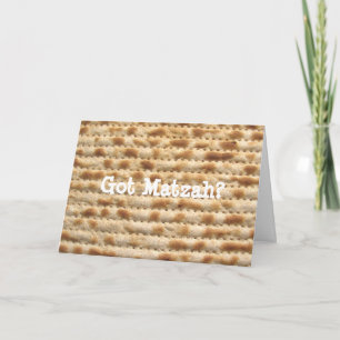 Cartão Got Matzah? Passover / Pesach greeting card