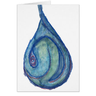 Cartão Gota do rasgo