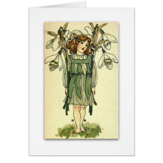 Cartão Gotas bonitas da neve por NELLIE BENSON