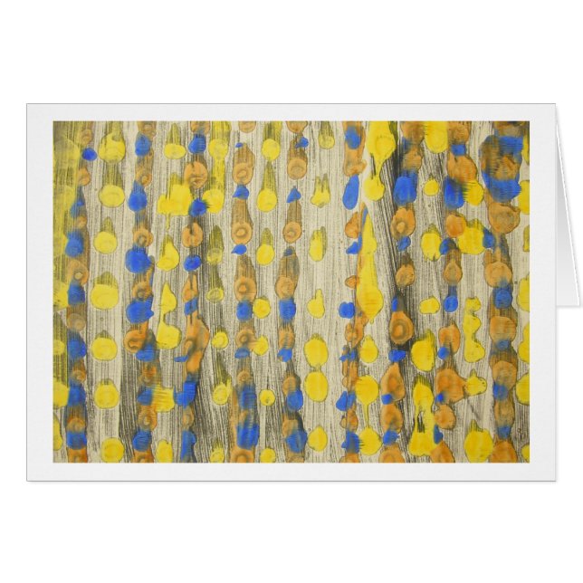 Cartão Gotas da chuva (Frente Horizontal)