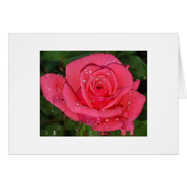 Cartão Gotas de chuva (Frente Horizontal)