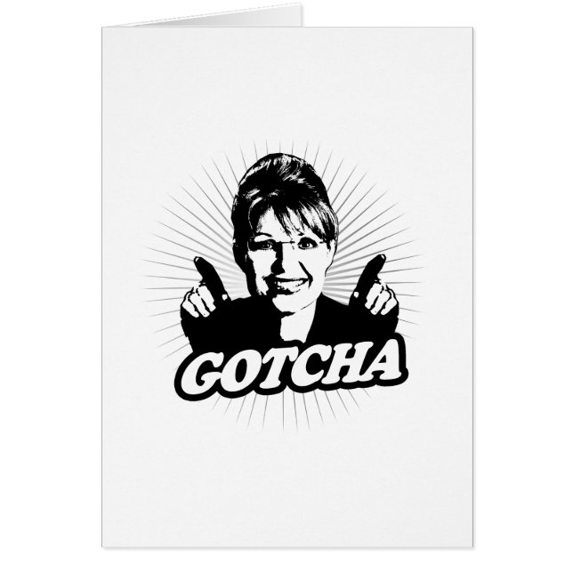 Cartão Gotcha jornalismo (Frente)