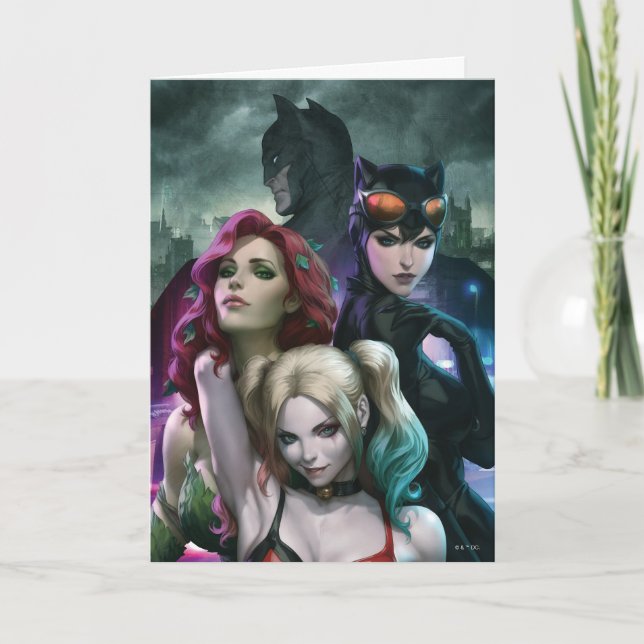 Cartão Gotham City Sirens #1000 Variante de Cobrir de BD (Frente)