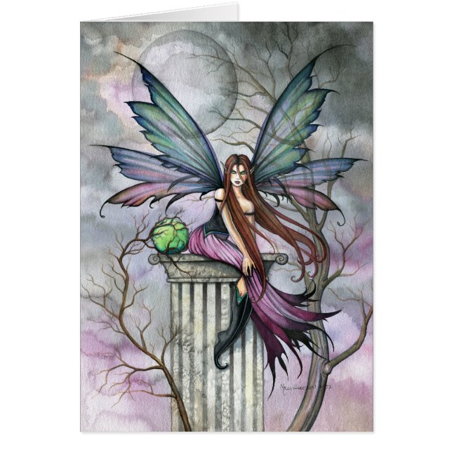 Cartão Gothic Fantasy Fairy Art Card (Frente)
