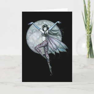 Cartão Gothic Full Moon Fairy Greeting Card