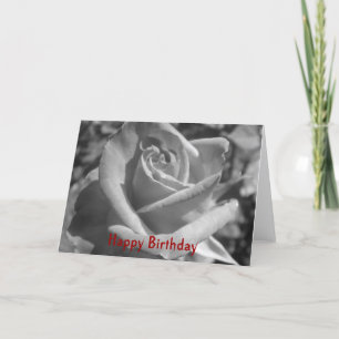 Cartão Gothic Rose Birthday Card