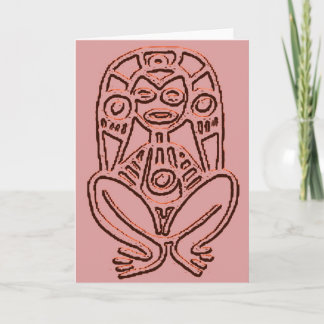 Cartão GothicChicz Caguana petroglyph Greeting Card
