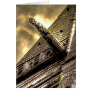Cartão gótico do horror