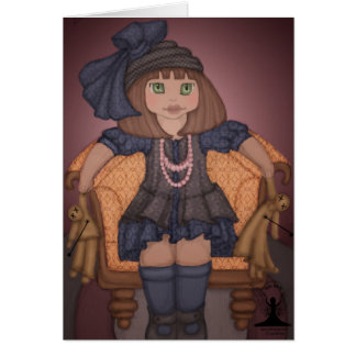 Cartão Gótico do sul pela arte feericamente mítico