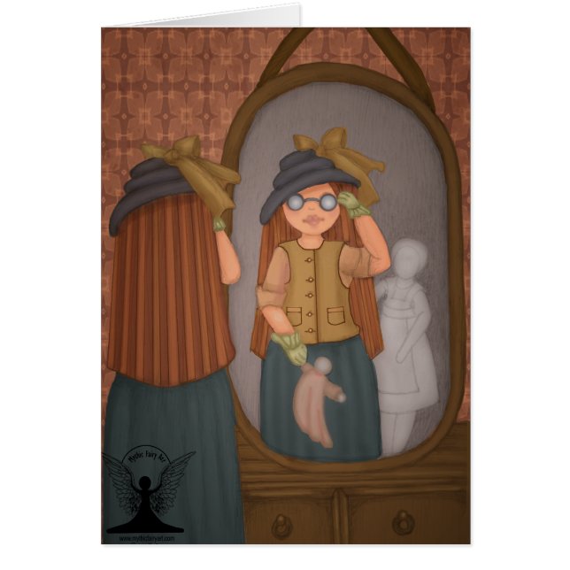 Cartão Gótico do sul pela arte feericamente mítico (Frente)