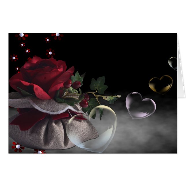 Cartão Gótico - Eu te amo (Frente Horizontal)