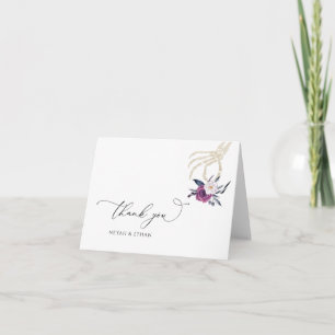 Cartão Gótico Obrigado A Carta De Halloween De Casamento 