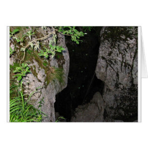 Cartão Gouffre Berger Enterance