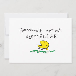 Cartão Governo fora REE SNEKRIGHT Bandeira Gadsden