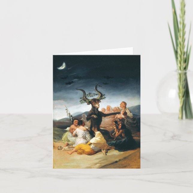 Cartão Goya Witches Sabbath Note Card (Frente)