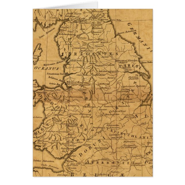 Cartão Grã-Bretanha antiga (Frente)