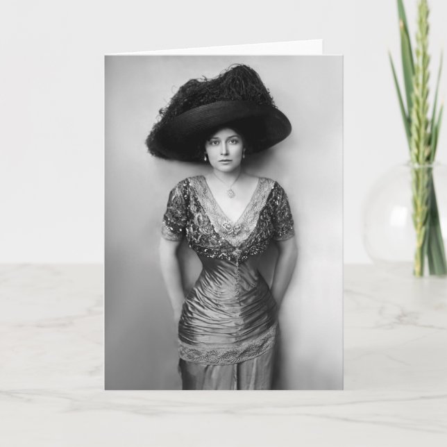 Cartão Grace La Rue Circa 1900 (Frente)