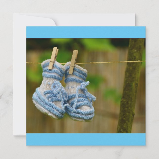 Cartão Gracias por venir a mi Baby Showe (Frente)