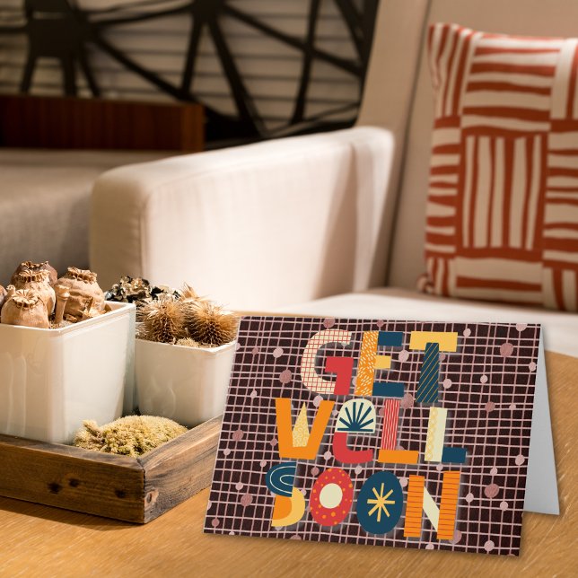 Cartão Grade Ousada Abstrata e Pontilhada Seja Logo Recup (Criador carregado)