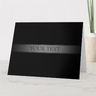 Cartão Gradiente de Faixa Elegante Simples Editável em Co