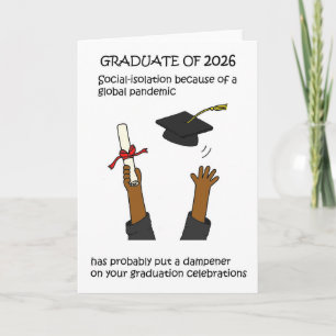Cartão Graduação 2026 Parabéns Afro-Americano