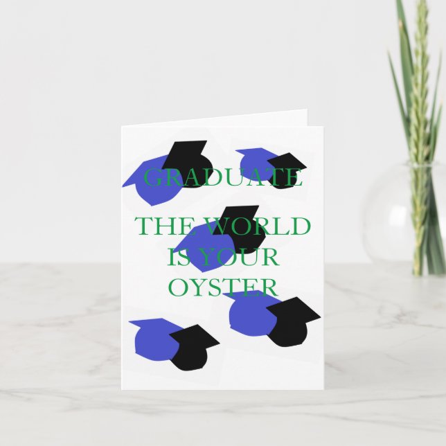 Cartão Graduação : Bonés desativados (Frente)