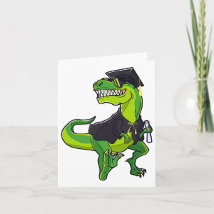 Cartão Graduação Cl De 2025 Graduação Funny Dinosaur T-re