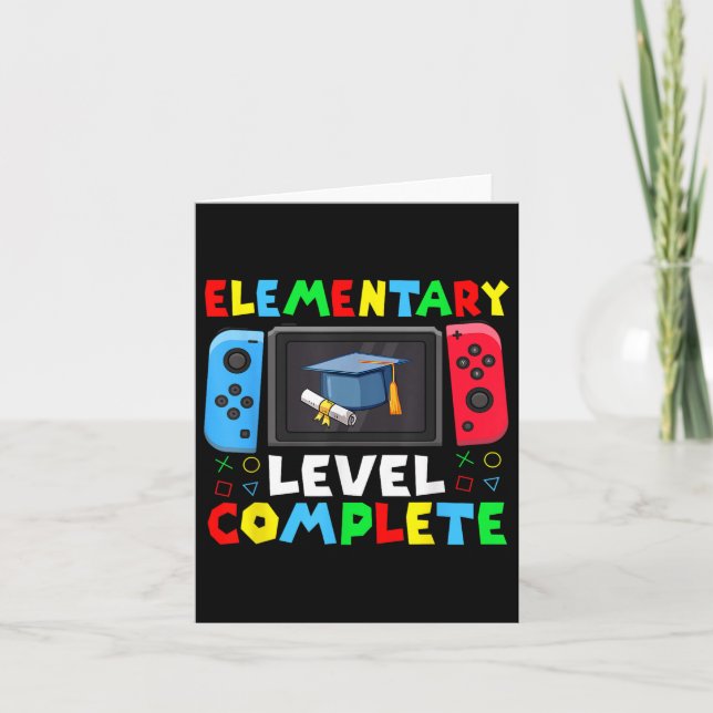 Cartão Graduação Completa De Nível Elementar Cl 2025 Game (Frente)