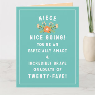 Cartão Graduação da Niece em 2025