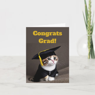 Cartão Graduação De Gatinhos Bons