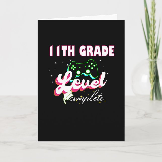 Cartão Graduação de Jogador de Graduação 11 Graduação (Frente)