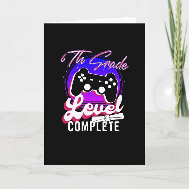 Cartão Graduação de Jogador de Graduação 6 Graduação (Frente)