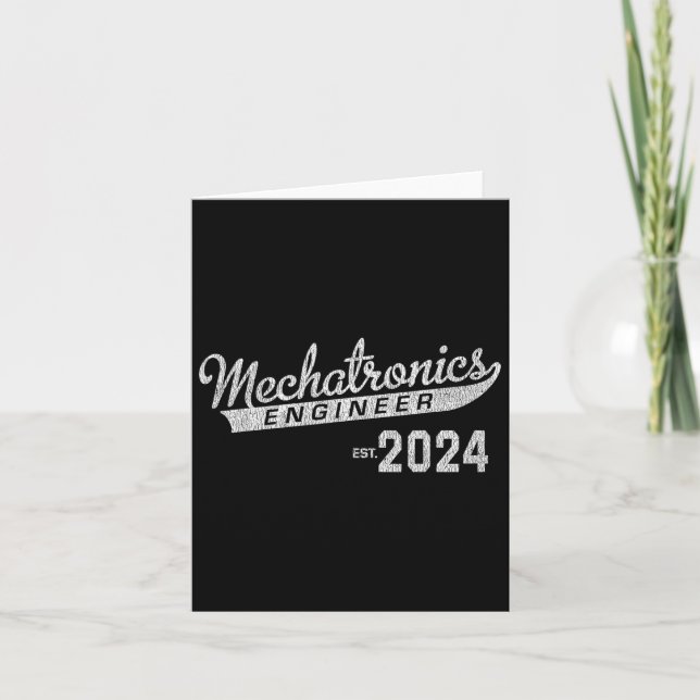 Cartão Graduação do engenheiro 2024 (Frente)