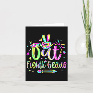 Cartão Graduação Do PEACE Do Oitavo Ano De 2025