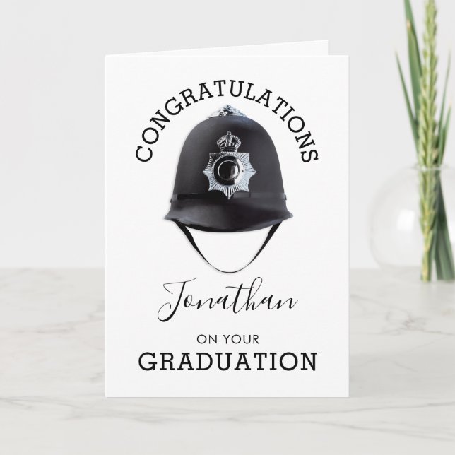 Cartão Graduação do Policial | Desistência (Frente)