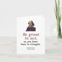 Graduação Literária Shakespeare Inspiracional Bast