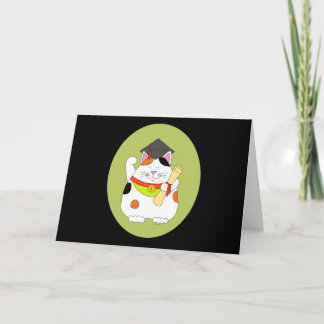 Cartão Graduação Maneki Neko