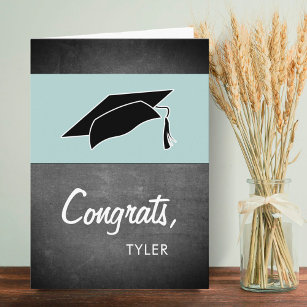 Cartão Graduação moderna em quadro de felicitações