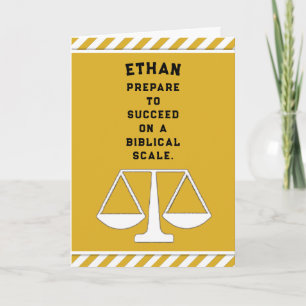 Cartão Graduação na Faculdade de Direito