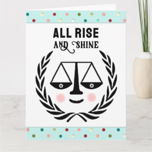 Cartão Graduação na Faculdade de Direito Engraçado