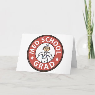 Cartão Graduação na Faculdade de Medicina (Mulher)