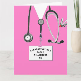 Cartão Graduação Personalizada na Faculdade de Medicina