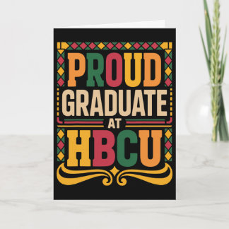 Cartão Graduar No Hbcu Juneteenth Escola Histórica Hbcu