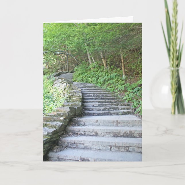 Cartão Graduation Card, Buttermilk Falls State Park, NY (Frente)