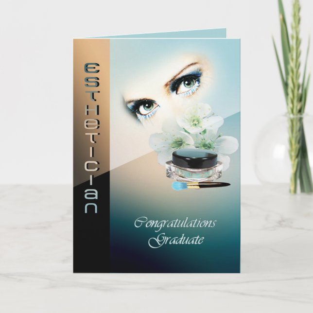 Cartão Graduation card for Esthetician (Frente)