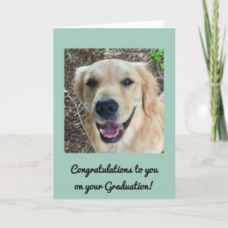 Cartão Graduation Card - Golden Retriever