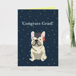 Cartão Graduation, Congrats Grad! French Bulldog